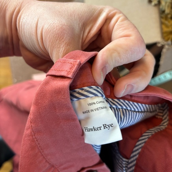 Hawker Rye Nantucket Red Flat Front Shorts with Classic Style - Picture 5 of 8